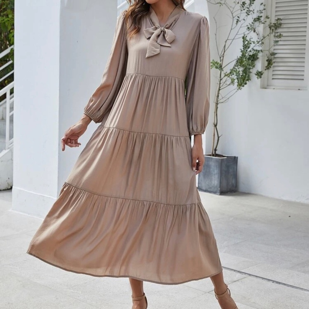 Tan dress